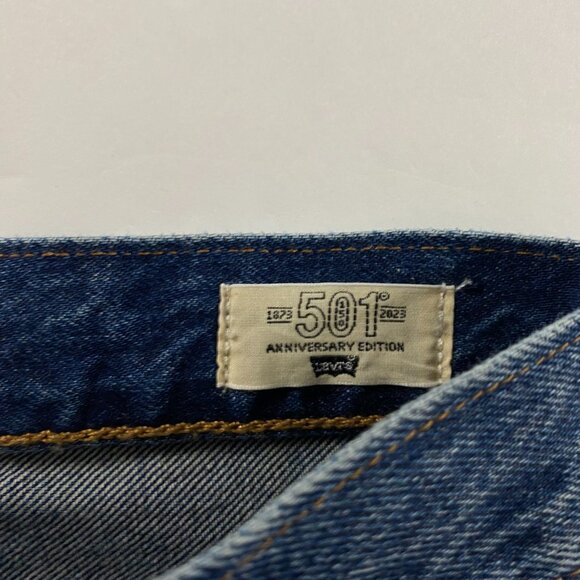 NWT Levi's 501 Jeans 150th Anniversary Women's 24 x 30 Blue Button Fly Red Tab - Picture 9 of 16